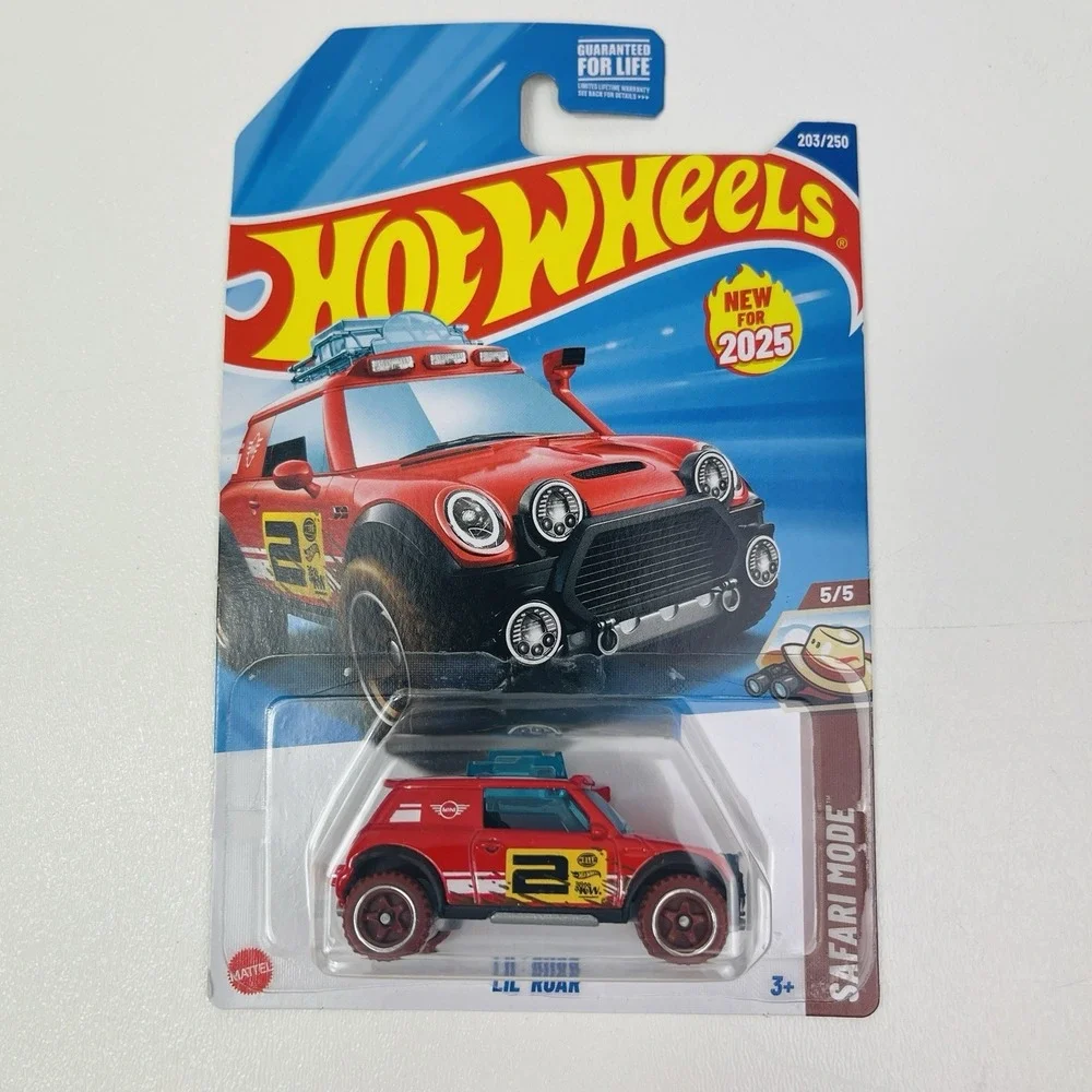 Hot Wheels Lil' Roar Red Mini Cooper Safari Mode 5/5 New For 2025 203/250